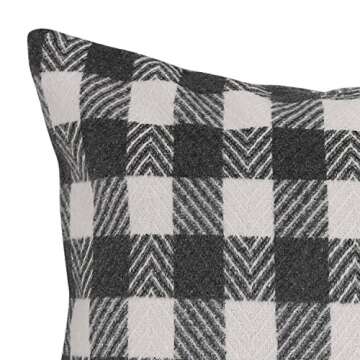 Deconovo Stylish Tartan Pillow Covers for Home Decor