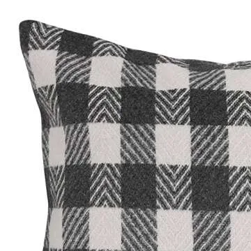 Deconovo Stylish Tartan Pillow Covers for Home Decor