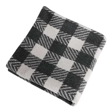 Deconovo Stylish Tartan Pillow Covers for Home Decor