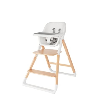 Ergobaby Evolve Baby Essentials High Chair - Natural Wood, Grows with Your Child