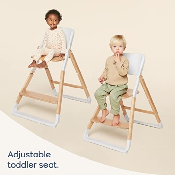 Ergobaby Evolve Baby Essentials High Chair in Natural Wood