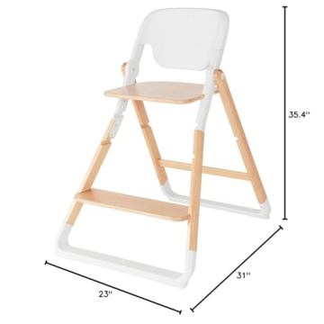 Ergobaby Evolve Baby Essentials High Chair in Natural Wood