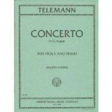 Concerto in G Major for Viola and Piano - Exquisite Sheet Music for All Levels