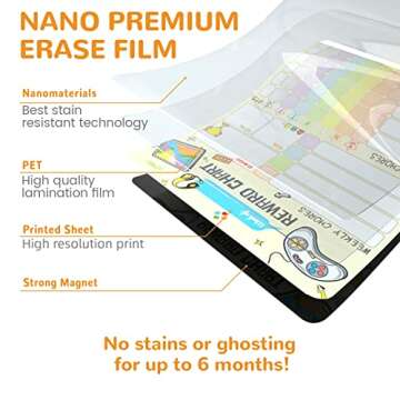 Chore Chart for Kids at Home,Video Game Magnetic Reward Chart for Kids Behavior; Behavior Chart for Kids,Good Responsibility Chart Board,Routine Chart for Kids,Static Tasks and Golden Stars Included!