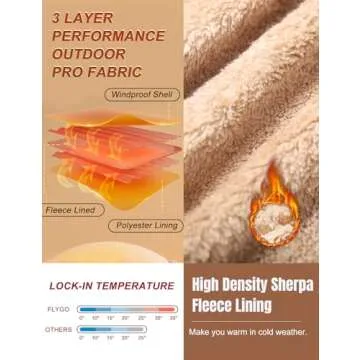 Flygo Men's Winter Warm Padded Vest for Outdoor Use