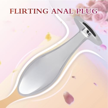Small Anal Plug for Beginners - Premium Metal Adult Toy