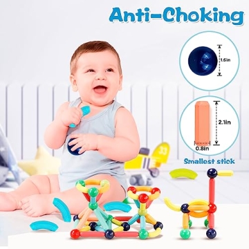 DMOIU Magnetic Building Blocks for Kids - Educational STEM Toy