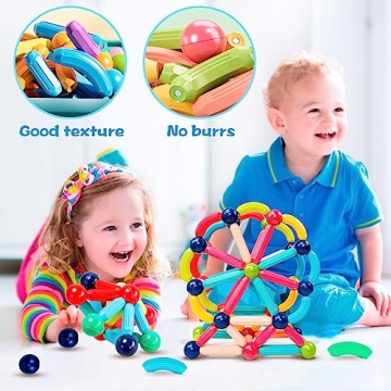DMOIU Magnetic Building Blocks for Kids - Educational STEM Toy