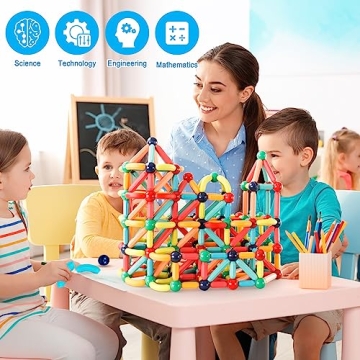 DMOIU Magnetic Building Blocks for Kids - Educational STEM Toy
