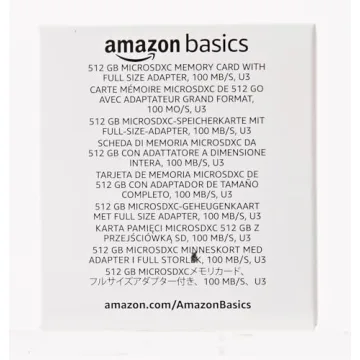 Amazon Basics Micro SDXC Memory Card - 64GB to 1TB