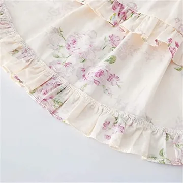 KISSOURBABY Vintage Floral Girls Summer Dress for Kids