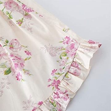 KISSOURBABY Vintage Floral Girls Summer Dress for Kids