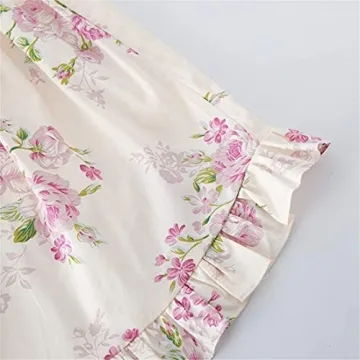 KISSOURBABY Vintage Floral Girls Summer Dress for Kids