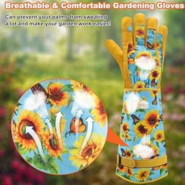 Thorn Proof Gardening Gloves for Women, Stylish and Durable