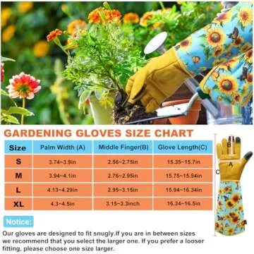 Thorn Proof Gardening Gloves for Women, Stylish and Durable