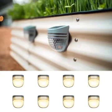 Vego Garden Solar Lights - Waterproof & Auto Sensor 8 Pack