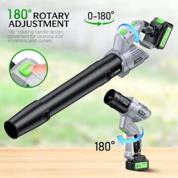 High-Performance Cordless Leaf Blower with Adjustable Speed