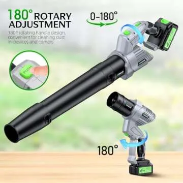 High-Performance Cordless Leaf Blower with Adjustable Speed