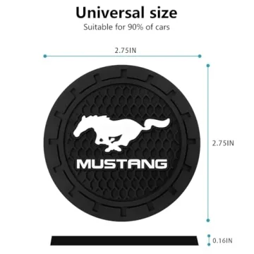 Mustang Cup Holder Coasters - Stylish and Practical Accessories
