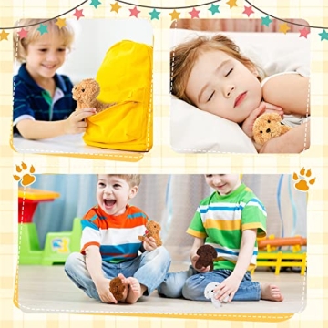 HyDren 30 Pcs Mini Puppy Dogs Stuffed Animals for Kids