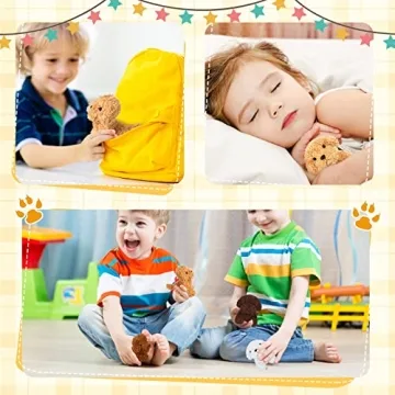 HyDren 30 Pcs Mini Puppy Dogs Stuffed Animals for Kids