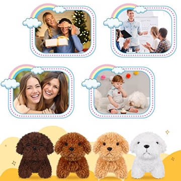 HyDren 30 Pcs Mini Puppy Dogs Stuffed Animals for Kids