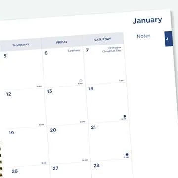 Blueline Monthly 14-Month Planner, Spring Floral Watercolor Artwork, 11 x 8.5, Multicolor Cover, 14-Month (Dec to Jan): 2022 to 2024