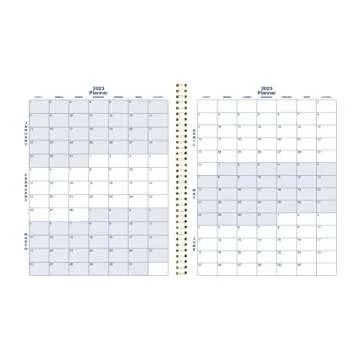Blueline Monthly 14-Month Planner, Spring Floral Watercolor Artwork, 11 x 8.5, Multicolor Cover, 14-Month (Dec to Jan): 2022 to 2024