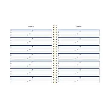 Blueline Monthly 14-Month Planner, Spring Floral Watercolor Artwork, 11 x 8.5, Multicolor Cover, 14-Month (Dec to Jan): 2022 to 2024