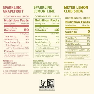 Betty Buzz Citrus Variety Pack - Sparkling Soda Delights