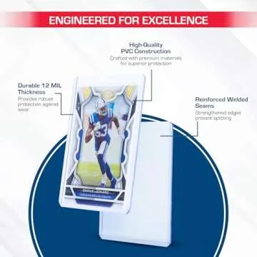 BCW 3x4 Topload Card Holder - 100ct Rigid PVC Protection