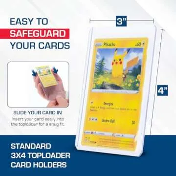 BCW 3x4 Topload Card Holder - 100ct Rigid PVC Protection