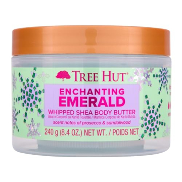Tree Hut Enchanting Emerald Whipped Shea Body Butter | Luxurious Hydration & Softness for All Skin T...