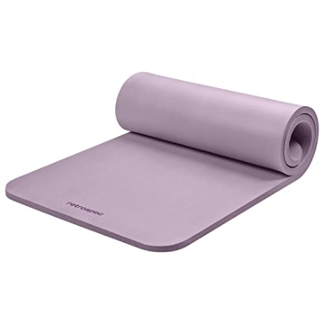 Retrospec Solana Yoga Mat - Non Slip & Thick, Ideal for Yoga & Fitness