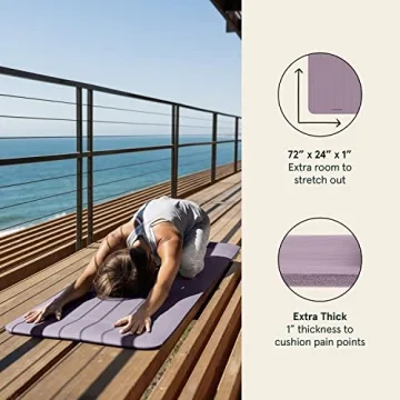 Thick Non-Slip Solana Yoga Mat for Home Workouts