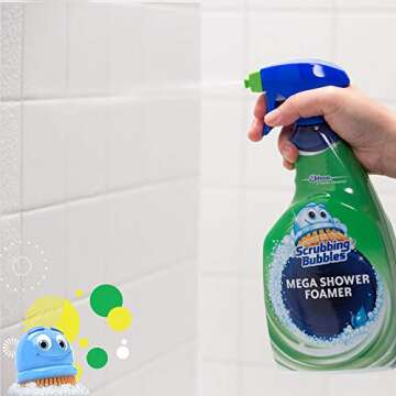 Scrubbing Bubbles Mega Bathroom Cleaner 32oz removes Limescale
