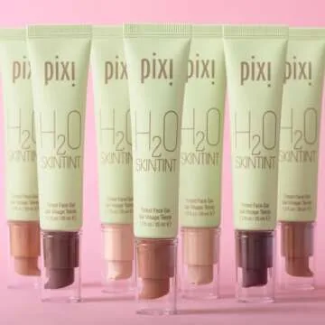 Pixi Beauty H2O SkinTint Tinted Face Gel, 1.2 fl oz / 35 ml, Cream