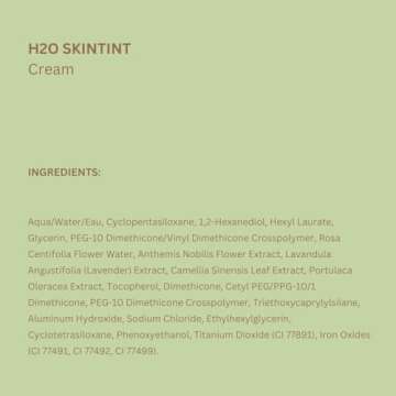 Pixi Beauty H2O SkinTint Tinted Face Gel, 1.2 fl oz / 35 ml, Cream