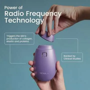 NEWA Classic Skin Care System Anti-Aging Facial Treatment Skin Tightening Technology for Home Use. Boost Oxygen, Increase Collage, Reduces Wrinkles (Include 1 Gel Pack) (Pink Classic.)