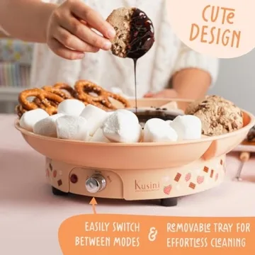 Kusini 10oz Electric Fondue Pot with Temperature Control