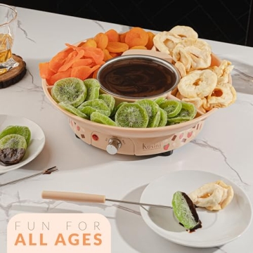 Kusini 10oz Electric Fondue Pot with Temperature Control