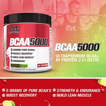 Evlution EVL BCAAs Powder Workout Recovery Cherry Limeade