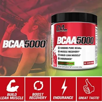Evlution EVL BCAAs Powder Workout Recovery Cherry Limeade