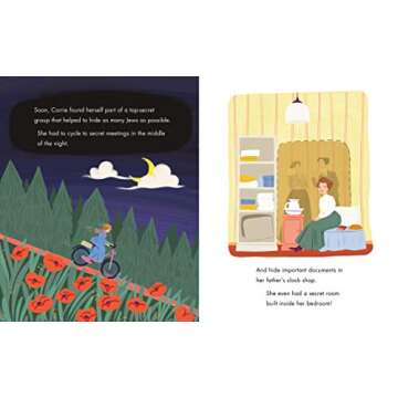 Corrie ten Boom: The Courageous Woman and The Secret Room (Inspiring illustrated children's biography of Christian female who saved hundreds of Jewish people in World War 2. Beautiful hardback gift for kids 4-7)