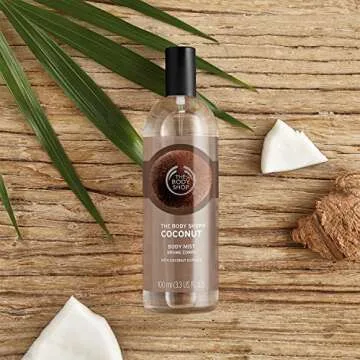The Body Shop Coconut Body Mist – Refreshes and Cools with a Tropical Scent – Vegan – 3.3 oz