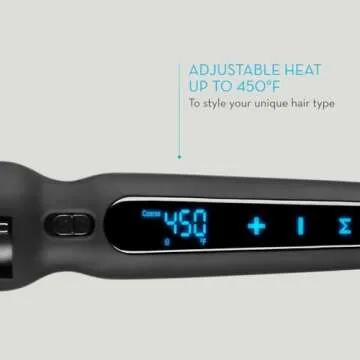 Neuro by Paul Mitchell Guide 1.25" Titanium Curling Iron, For Creating Effortless Beach Waves