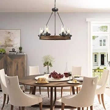 Beautiful GEPOW Wood Chandelier for Your Home