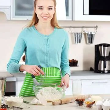 Orblue Dough Blender Pro - Premium Stainless Steel Pastry Cutter with 5 No Flex Blades - Large Size