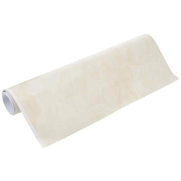 CCT Beige Marble Self-Adhesive Waterproof Wallpaper, Peel and Stick 11.8x78.7"