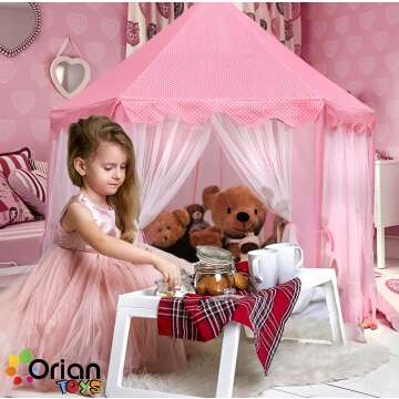 Orian Princess Castle Playhouse with Lights